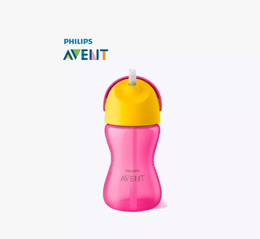 Bočica sa slamkom 300 ml, cura