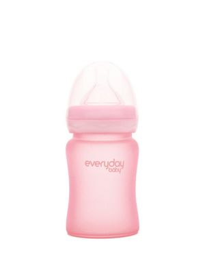 Everyday baby staklena bočica 150ml, Healty+ Roza