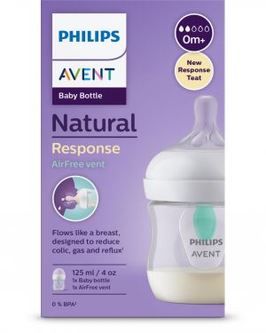 Avent bočica natural s antikolik (AirFree) ventilom, Response, 125ml