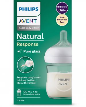 Avent bočica staklena120ml Response