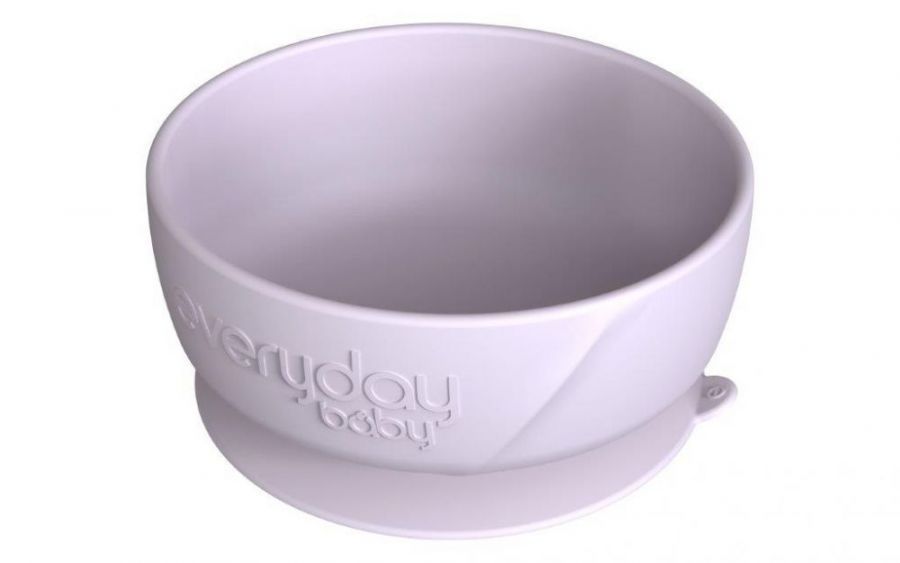 Silicone Suction Bowl - Light Lavendar 4